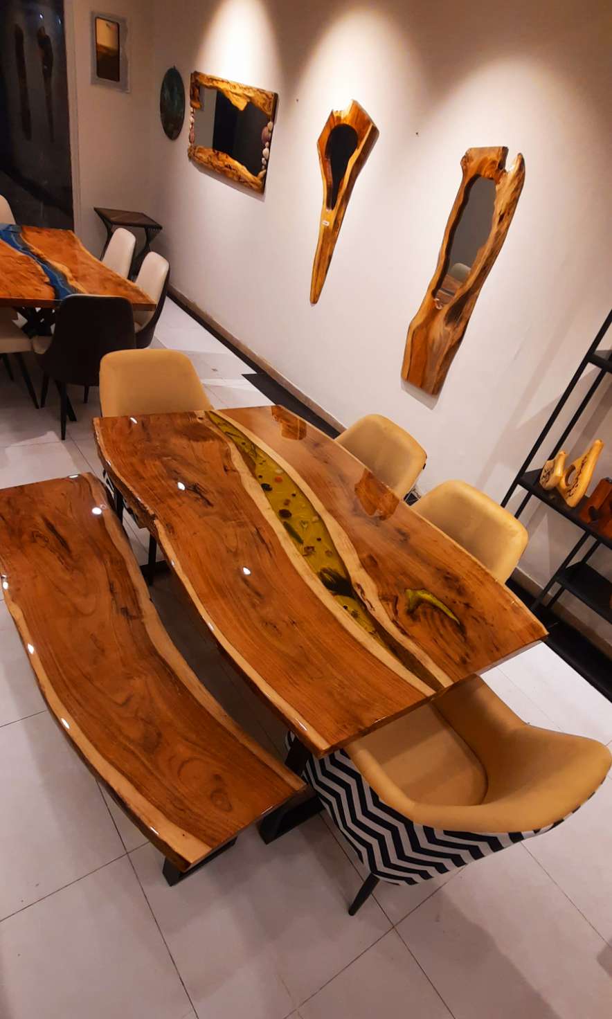 Dining, 04 chairs , bench