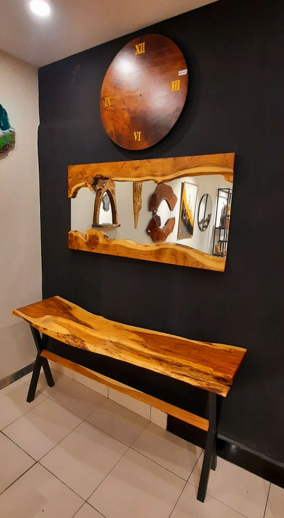 Console mirror set