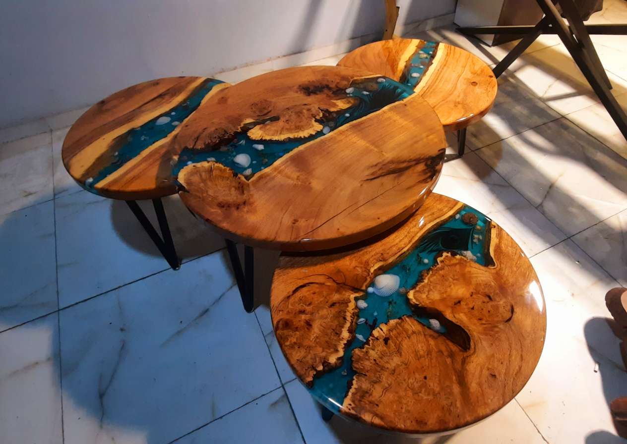 Centre table set of 4