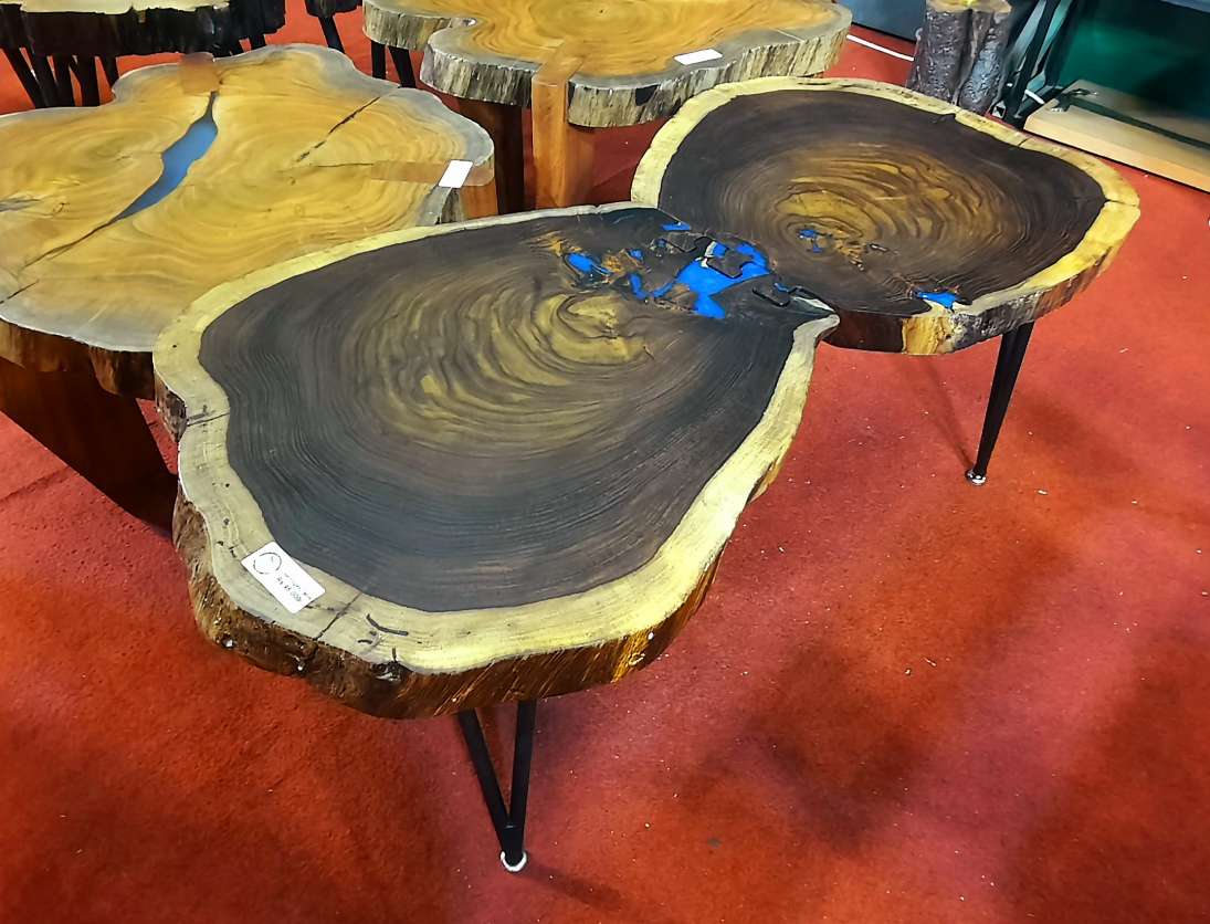 Sheesham centre table set of 02