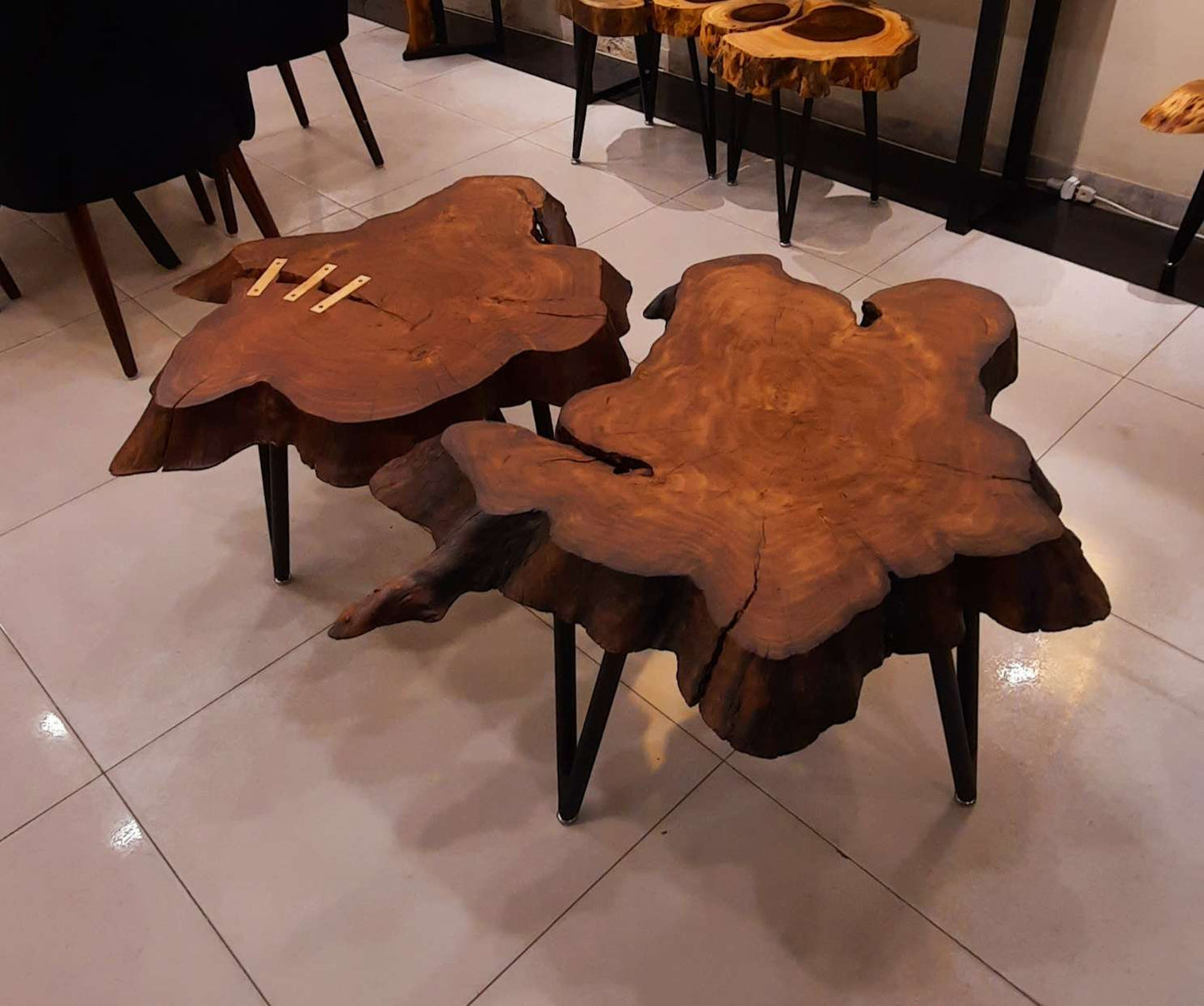 Set of two centre table