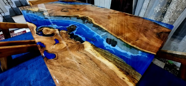 Ocean table with chairs and bench