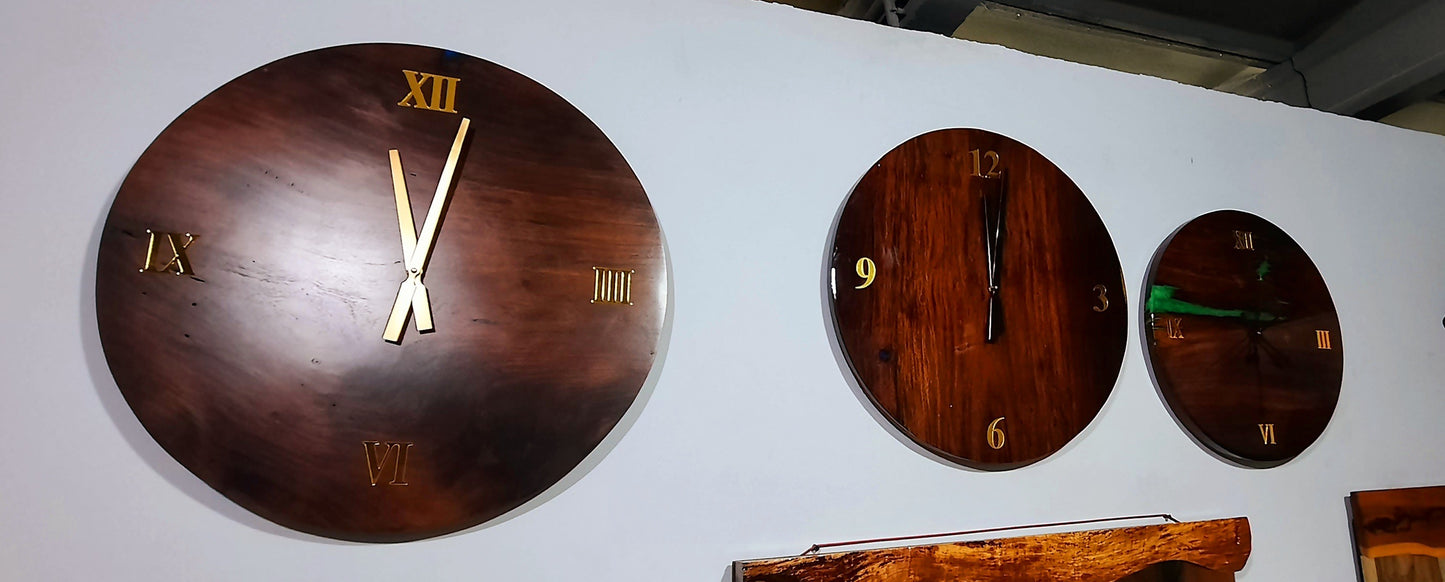 Wooden clock