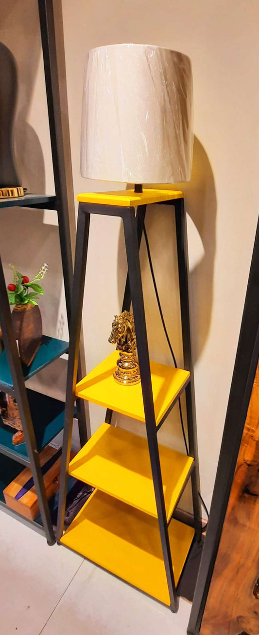 Lamp with rack